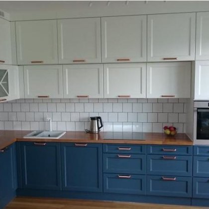 Kuchnia fronty lakierowane wycisk G1