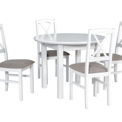 Zestaw stół Poli 1 S + krzesło Nilo 11